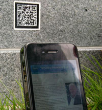 Scanning tghe qr code